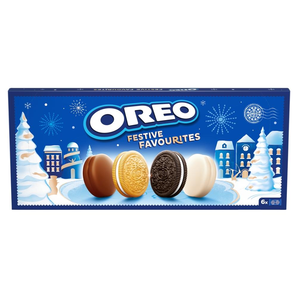 Oreo Festive Favourites Assorted Biscuit Selection Box 170g