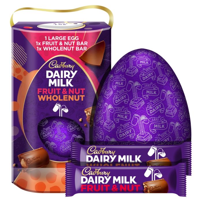 Cadbury Dairy Milk Fruit And Nut Chocolate Egg 249g