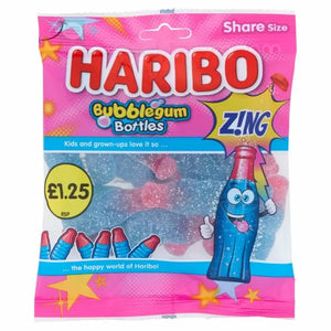 Haribo Fizzy Bubblegum Bottles 160g