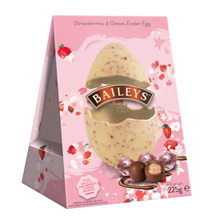Baileys Strawberry & Cream Truffle Easter Egg 225g