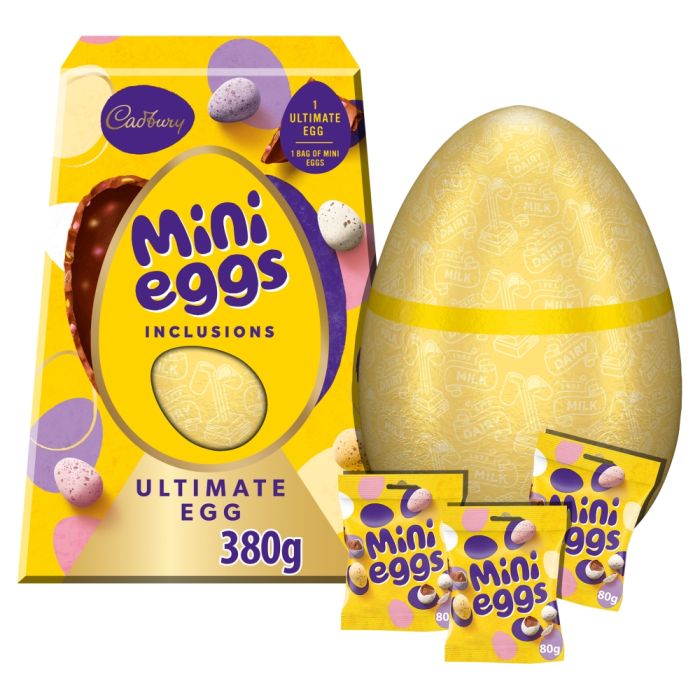 Cadbury Mini Eggs Inclusions Ultimate Egg 380g