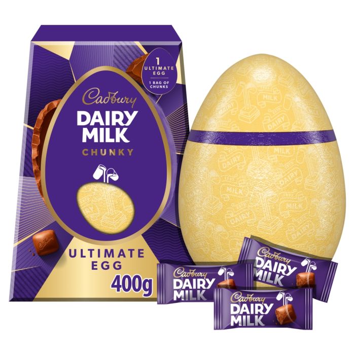 Cadbury Dairy Milk Chunky Ultimate Egg 400g