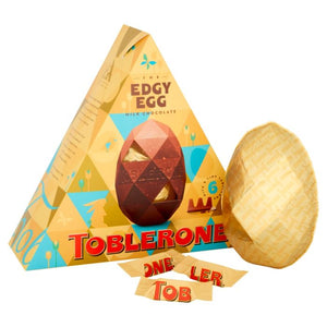Toblerone The Edgy Egg Milk Chocolate With Honey & Almond Nougat 298g