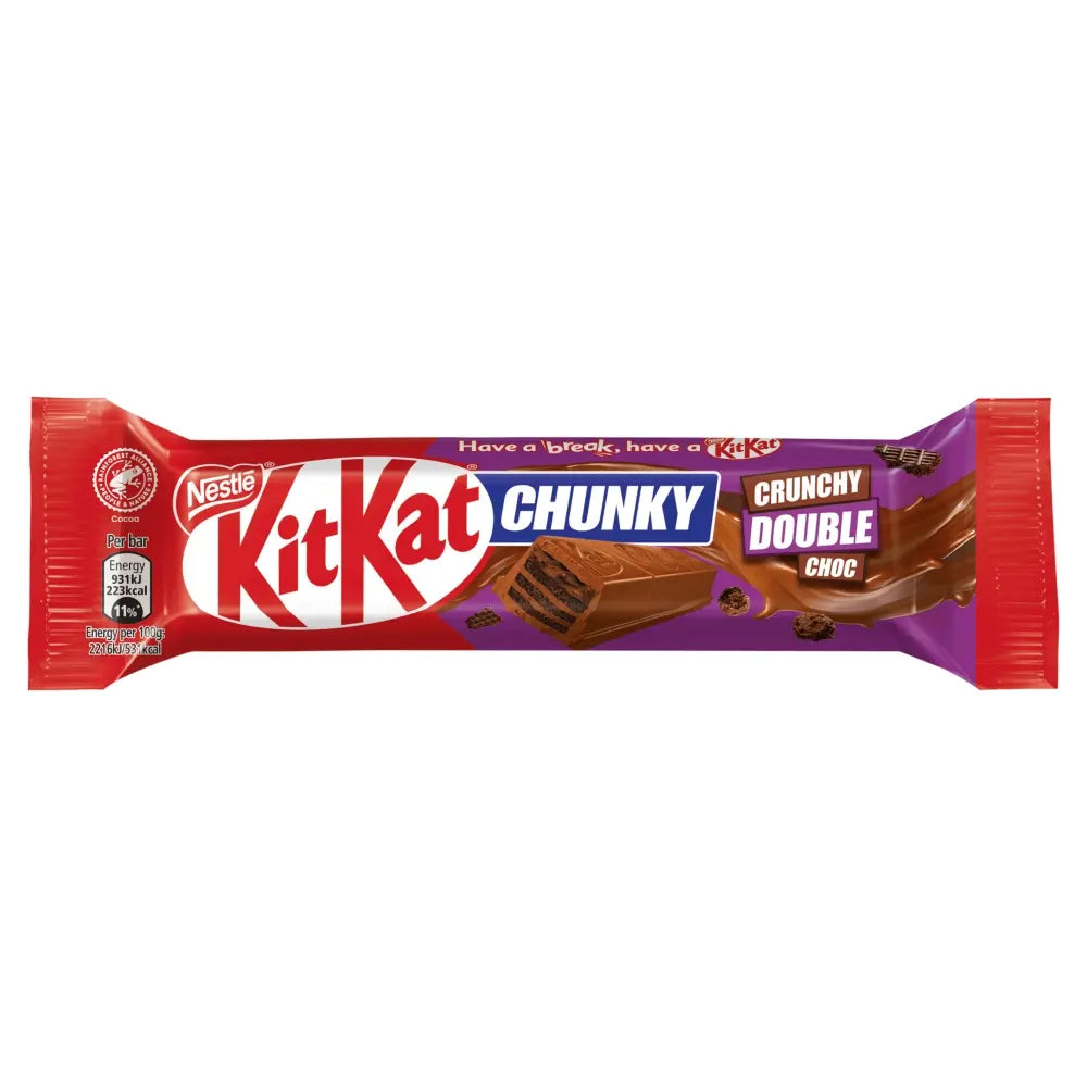 Kit Kat Chunky Crunchy Double Chocolate Bar 42g