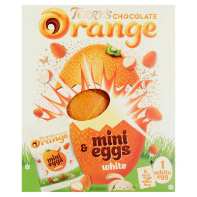 Terry's White Chocolate Orange Easter Egg & Mini Eggs 200g