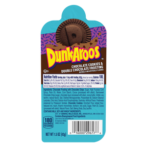 Dunkaroos Chocolate Cookies and Chocolate Frosting 42g
