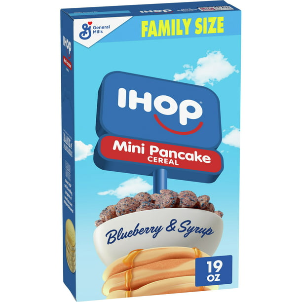 IHOP Mini Pancake Blueberry & Syrup Cereal 317g - Best Before 27th November 2023