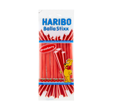 Haribo Strawberry Balla Stixx Bags 140g
