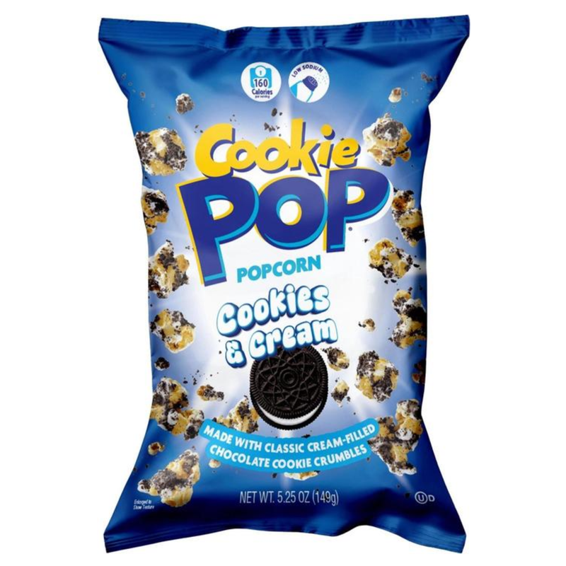 Cookie Pop Cookies & Cream Popcorn 149g