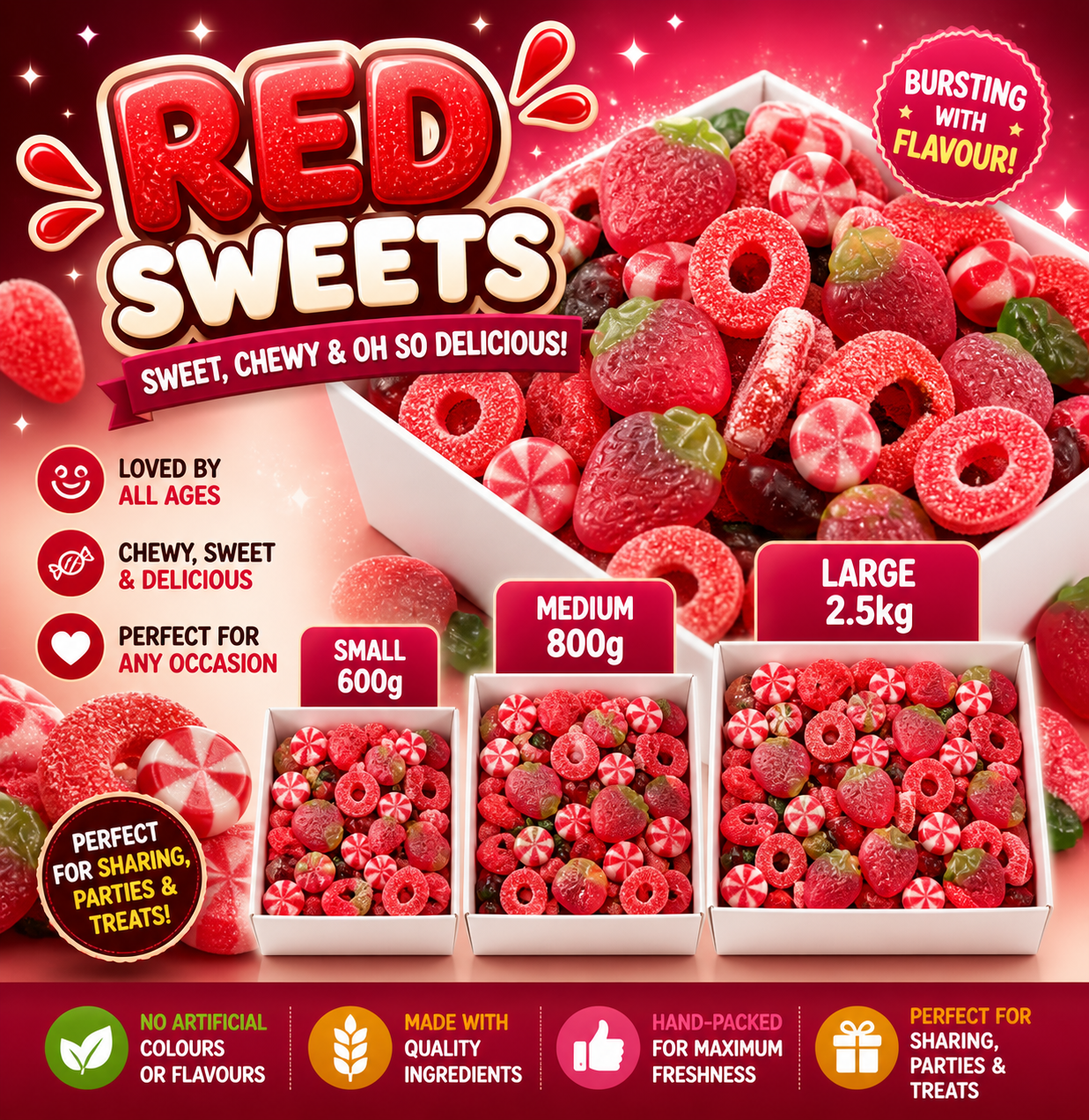 Red Sweets Box