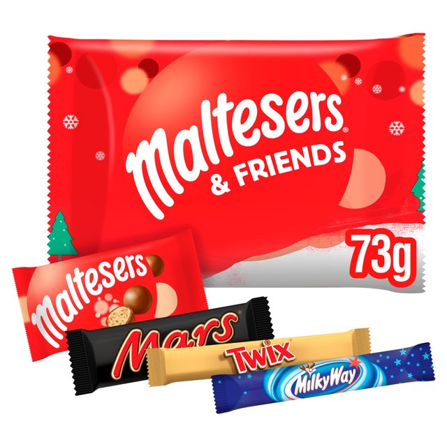 M&M's & Friends Chocolate Medium Christmas Selection Box - 139g