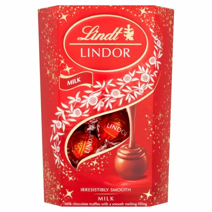 Lindt Lindor Milk Chocolate Truffles Box 200g