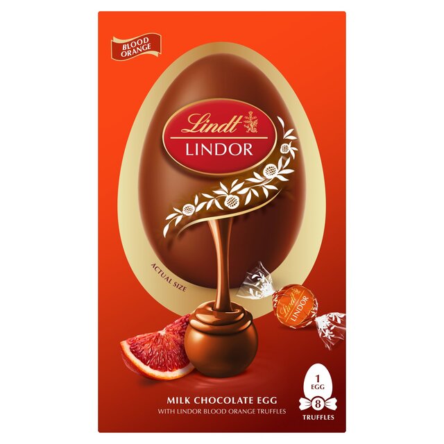 Lindt Lindor Easter Egg Blood Orange 260g