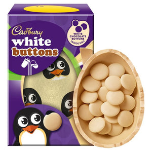 Cadbury White Chocolate and White Buttons Easter Egg 98g