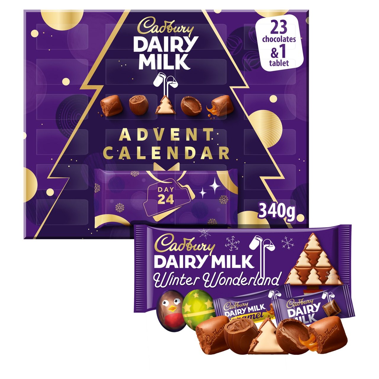 Cadbury Dairy Milk Chocolate Advent Calendar 348g