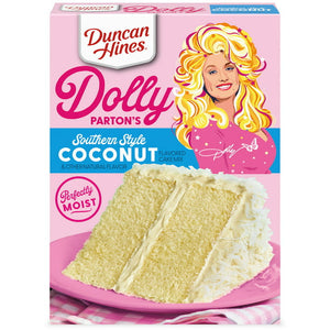 Duncan Hines Dolly Parton's Favourite Coconut Flavoured Cake Mix 454g
