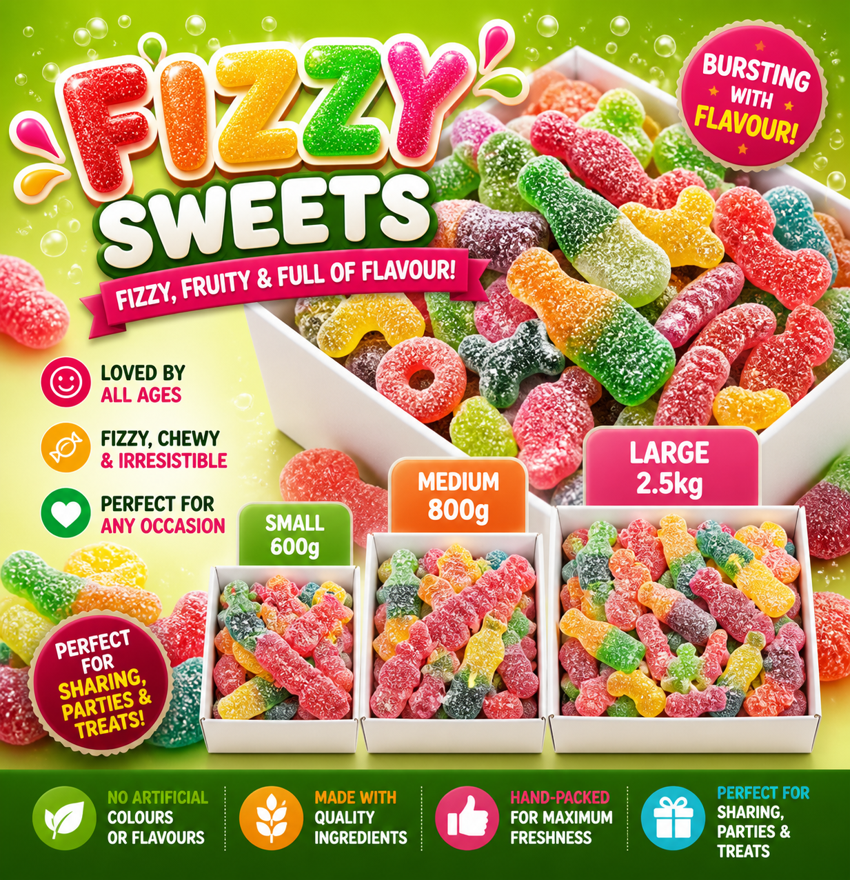 Fizzy Sweets Box