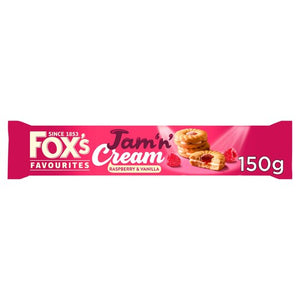 Fox's Jam 'n' Cream Sandwich Biscuit 150g