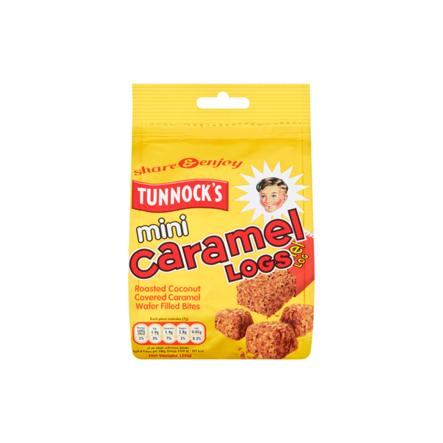Tunnocks Mini Caramel Logs 150g - Best Before 9th December 2023