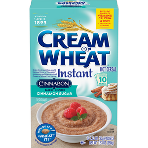 Cream Of Wheat Instant Cinnabon Hot Cereal 340g