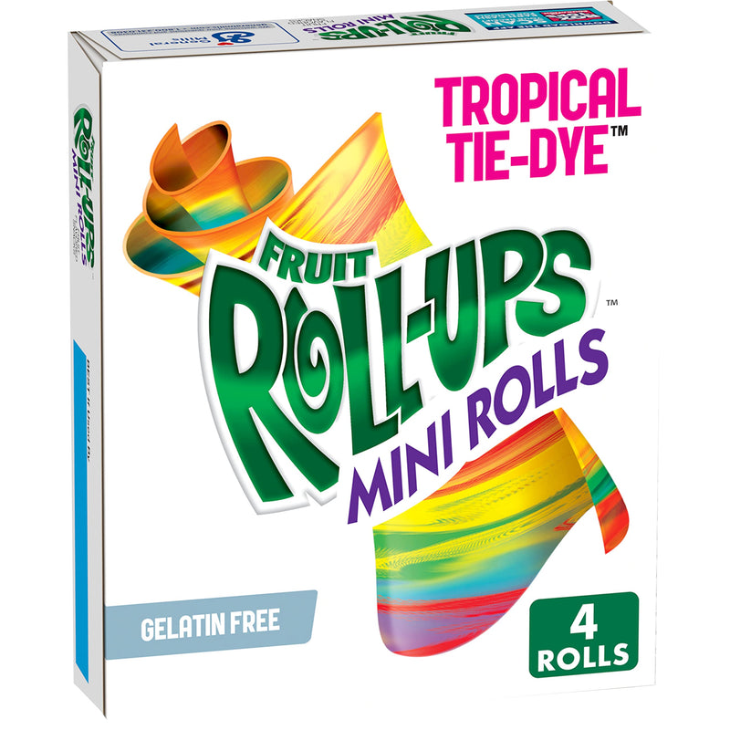 Mini Fruit Roll Up Tropical Tie Dye 41g