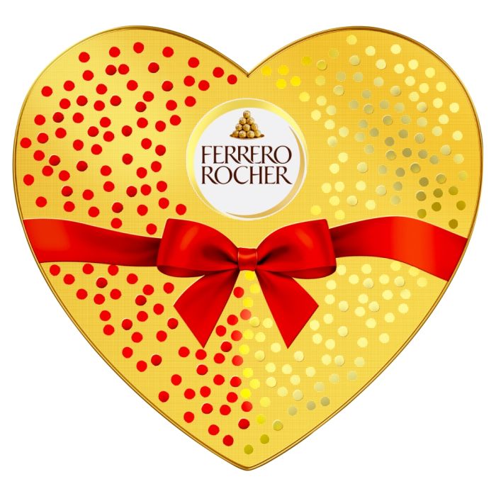 Ferrero Rocher Chocolate Valentine's Day Heart Shaped Box 125g