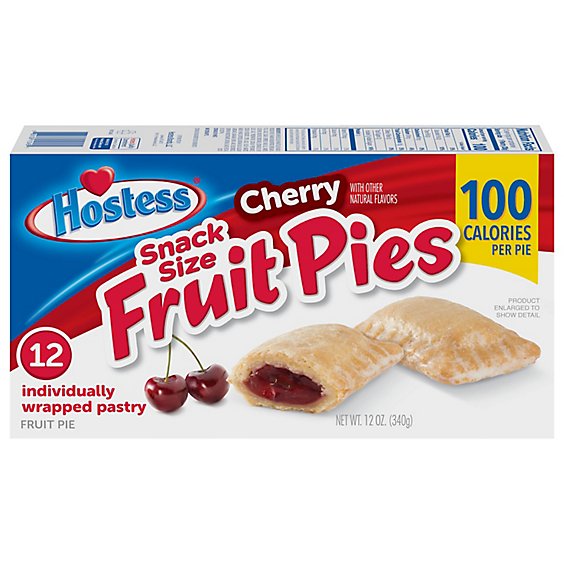 Hostess Cherry Pie 12 Pack 340g