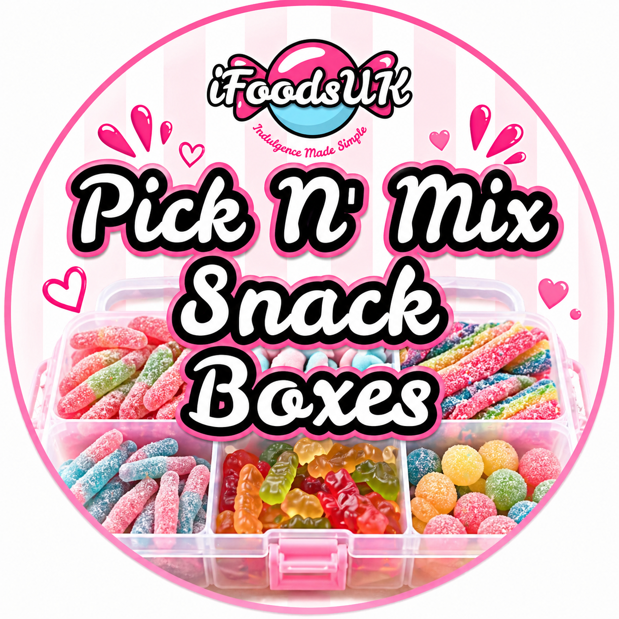 Custom Pick N' Mix Snack Boxes