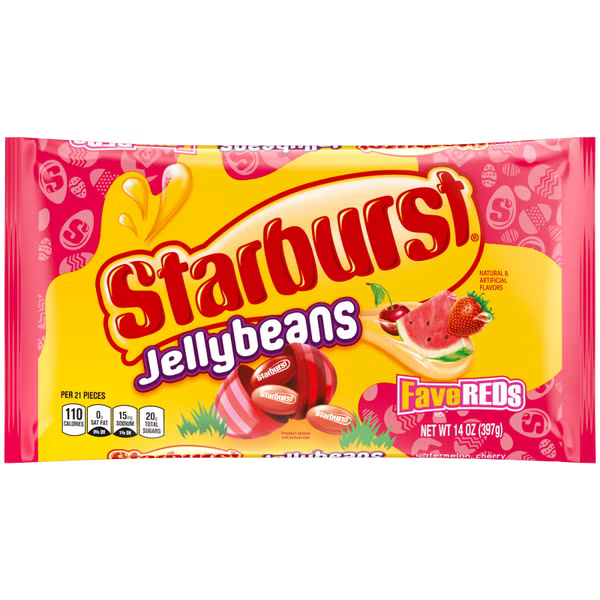 Starburst Jelly Beans Favereds 396g