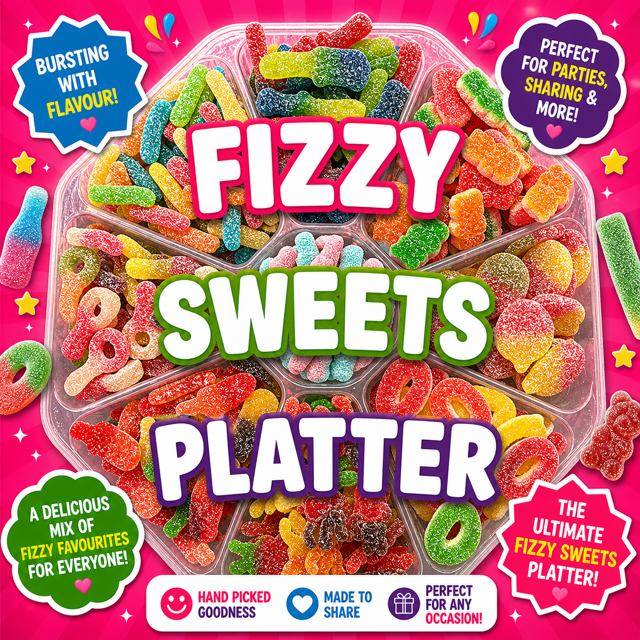 Fizzy Sweets Platter