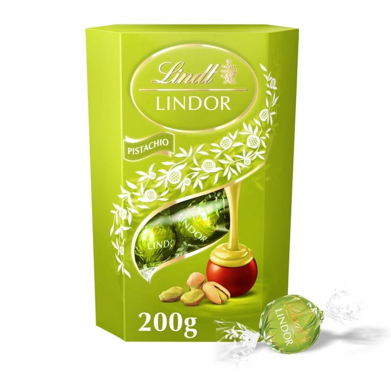 Lindt Lindor Pistachio Chocolate Truffles 200g