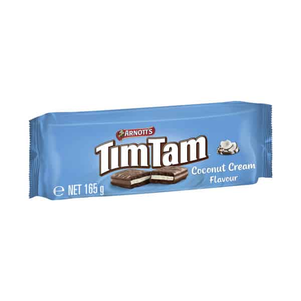 Arnott's Tim Tam Chocolate Biscuit Coconut Cream 165g
