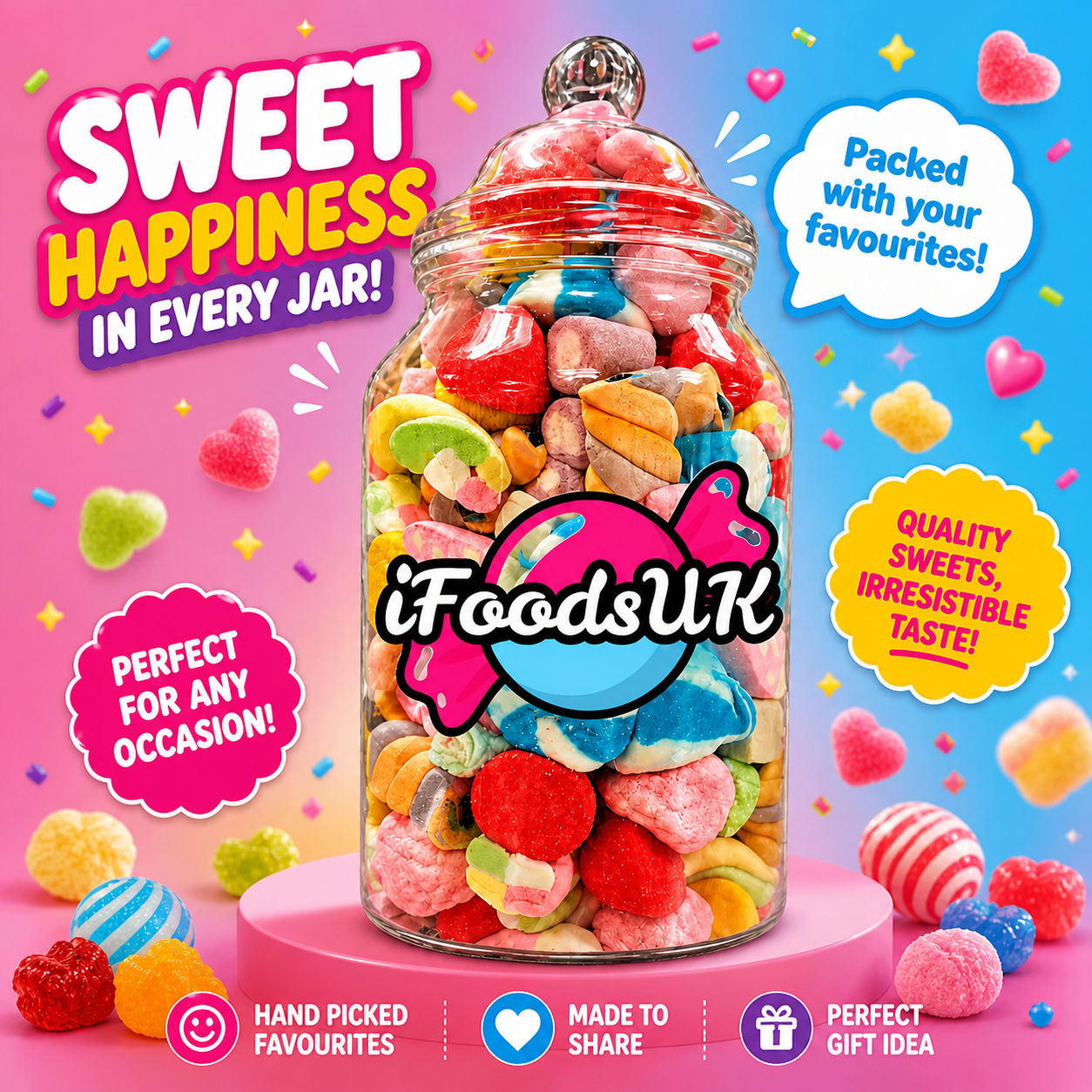 Marshmallow Jar 1kg