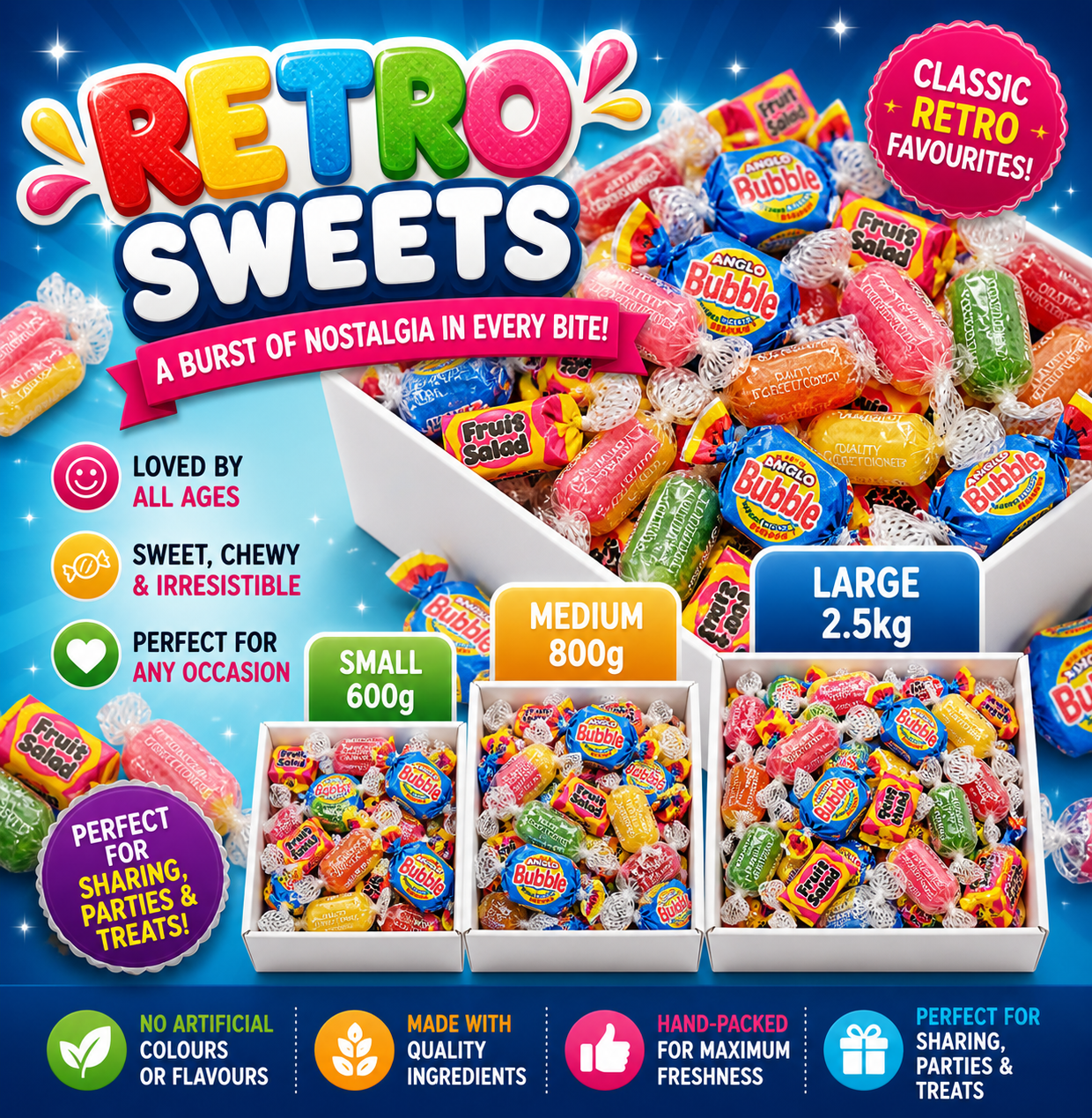 Retro Sweets Box