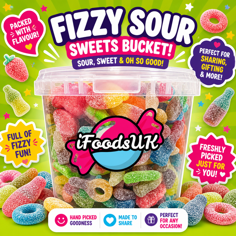 Fizzy Sweets Bucket 1.5kg