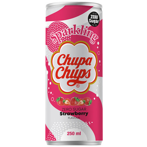 Chupa Chups Sparkling Zero Strawberries 250ml