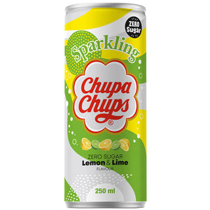 Chupa Chups Sparkling Zero Lemon & Lime 250ml - Best Before 9th February 2024