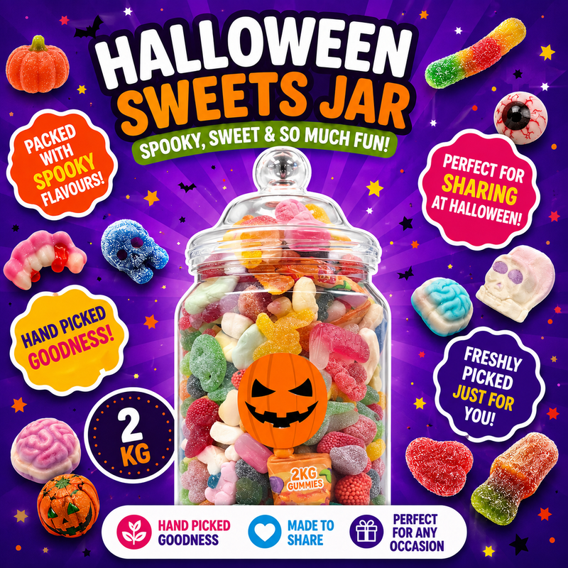 Halloween Pick n' Mix Sweets Jar 2kg