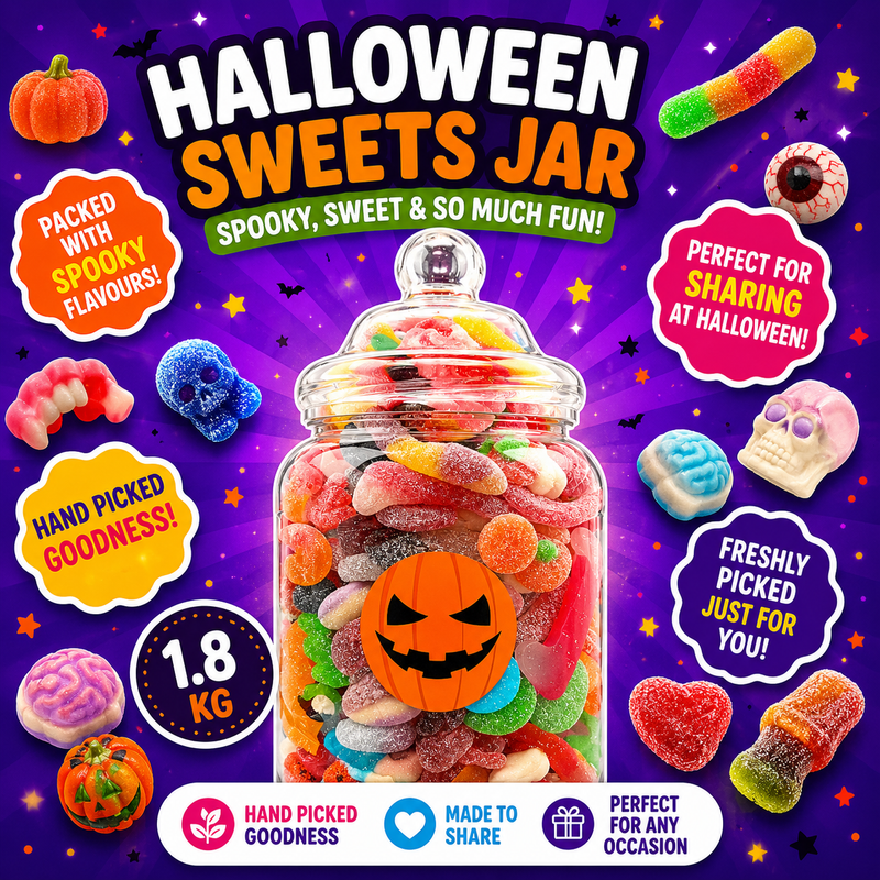 Halloween Pick n' Mix Sweets Jar 1.8kg