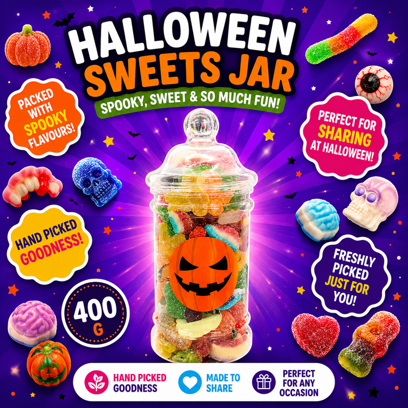 Halloween Pick n' Mix Sweets Jar 400g