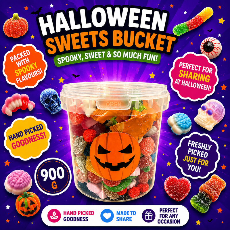 Halloween Pick N' Mix Sweets Bucket 900g