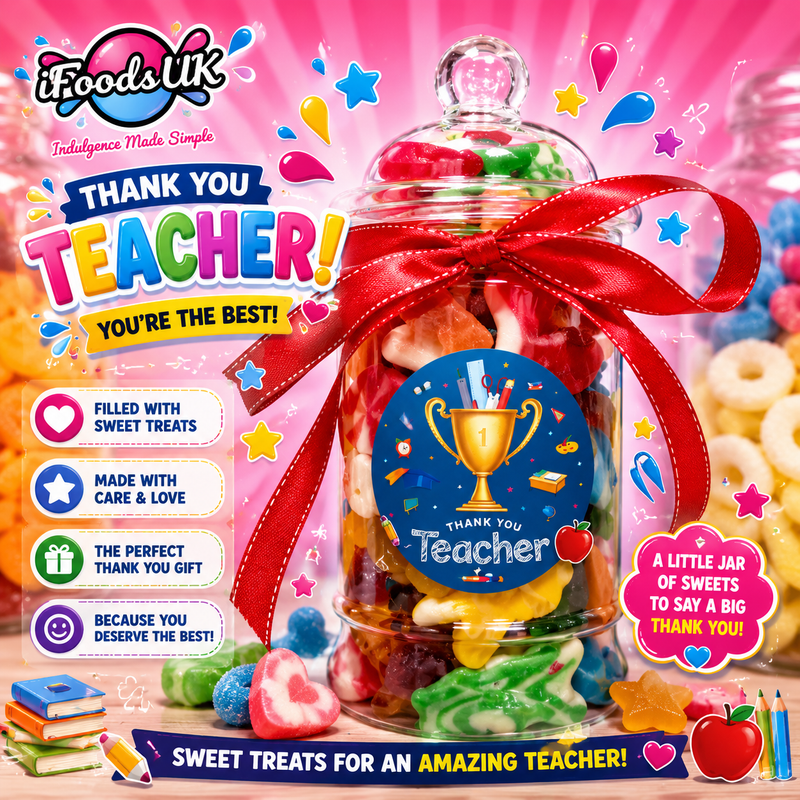 Thank You Teacher Pick N' Mix Sweet Jar