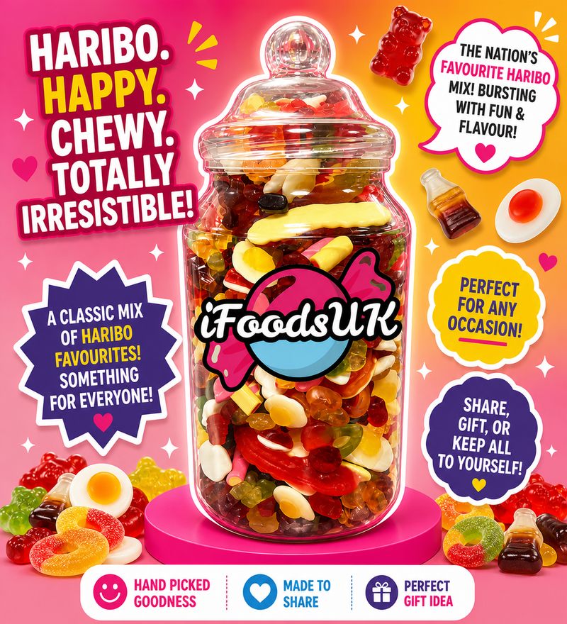 Haribo Gummy Sweets Jars