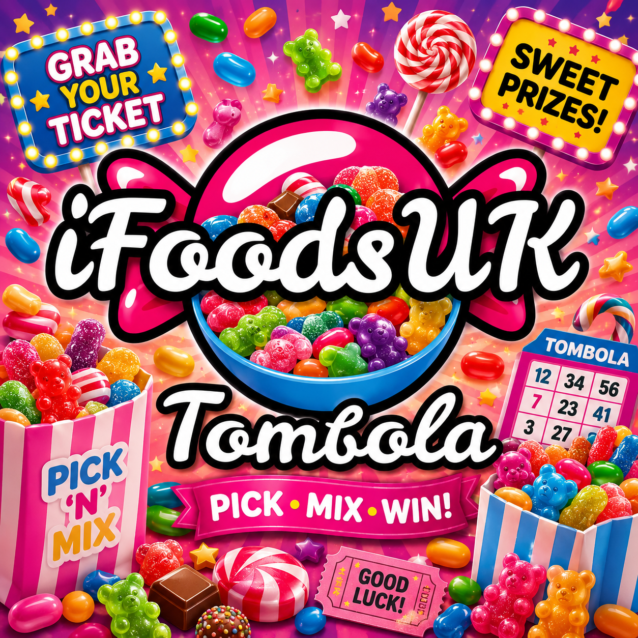 iFoodsUK TRIPLE UP Tombola