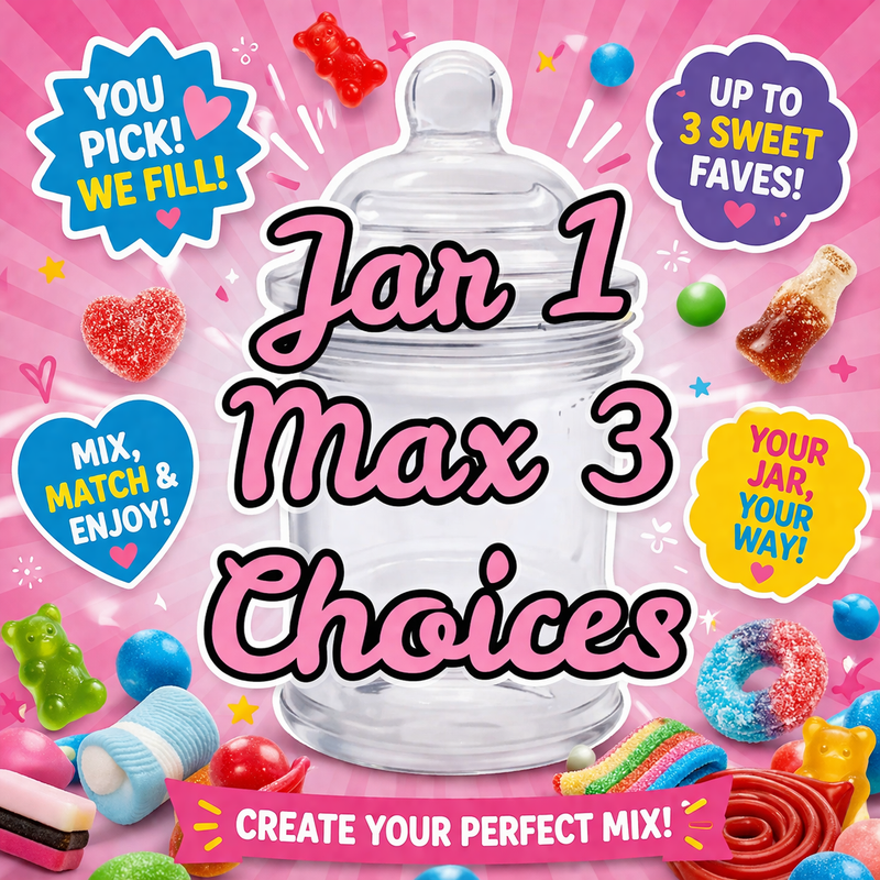 Custom Pick N' Mix Jars - Multiple Sizes