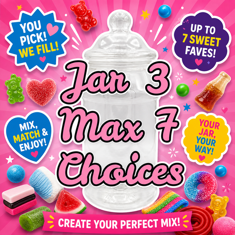 Custom Pick N' Mix Jars - Multiple Sizes