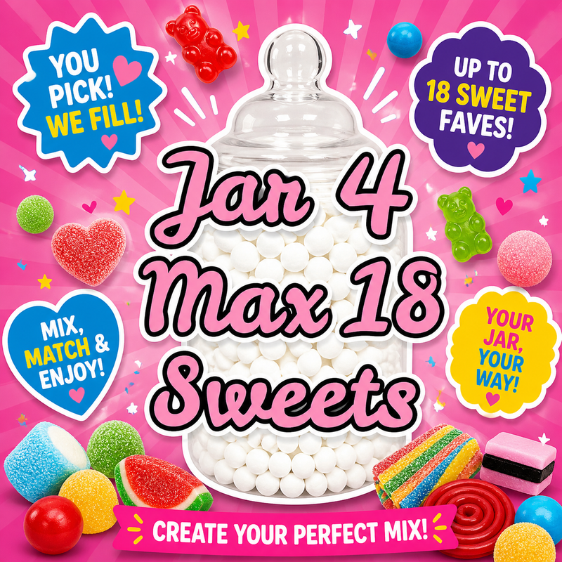 Custom Pick N' Mix Jars - Multiple Sizes