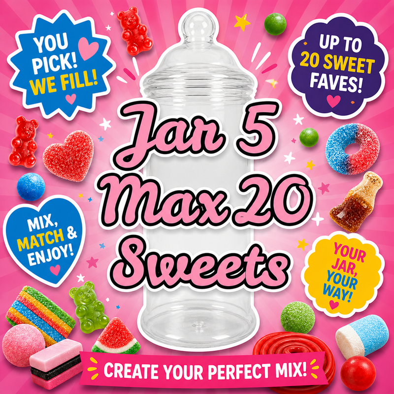 Custom Pick N' Mix Jars - Multiple Sizes