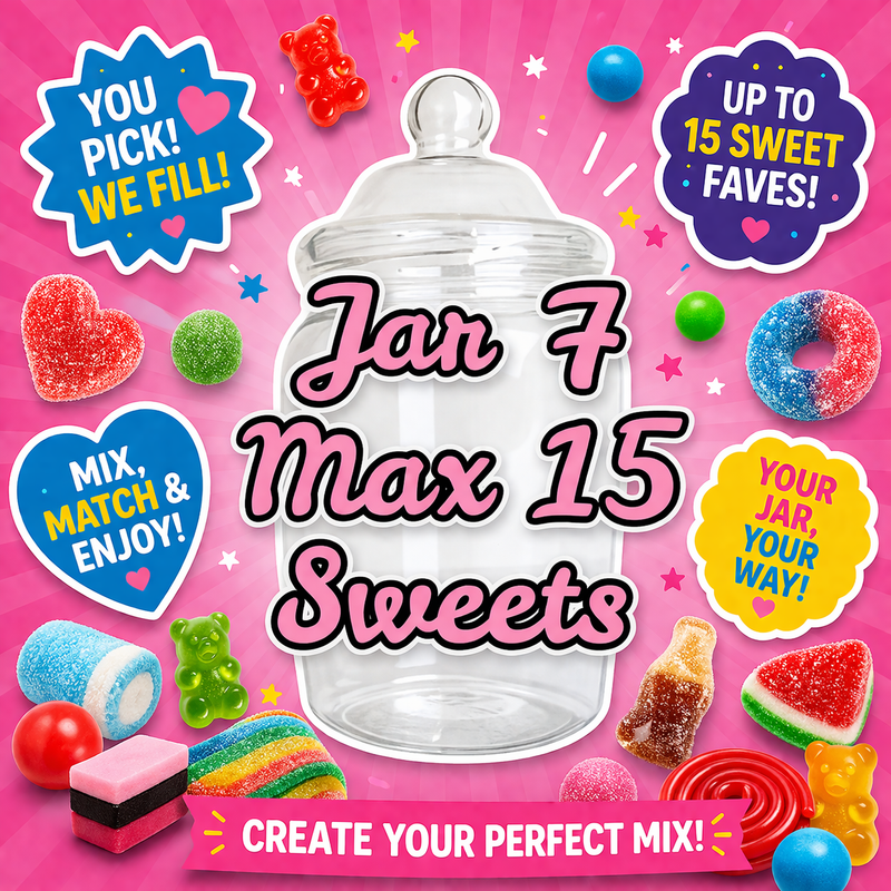 Custom Pick N' Mix Jars - Multiple Sizes