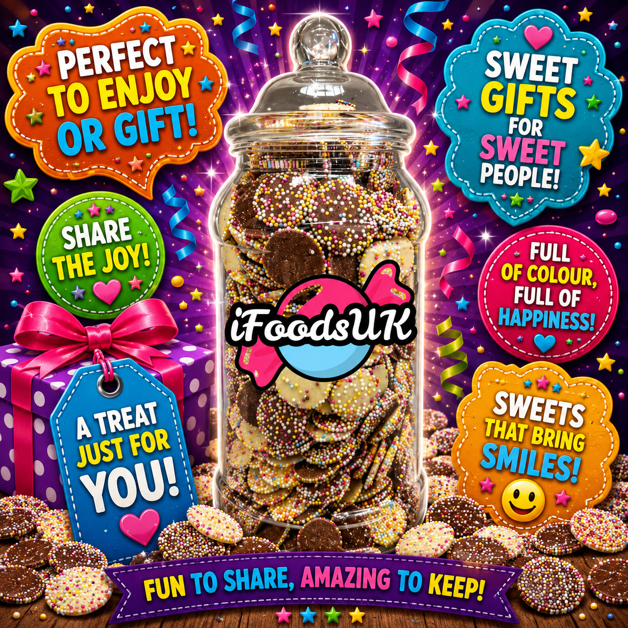 Jazzies & Snowies Gift Jar